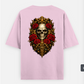 Crazy ghost Skull Printed T-Shirt Oversized T-shirt (Back print) by @someone_draws69