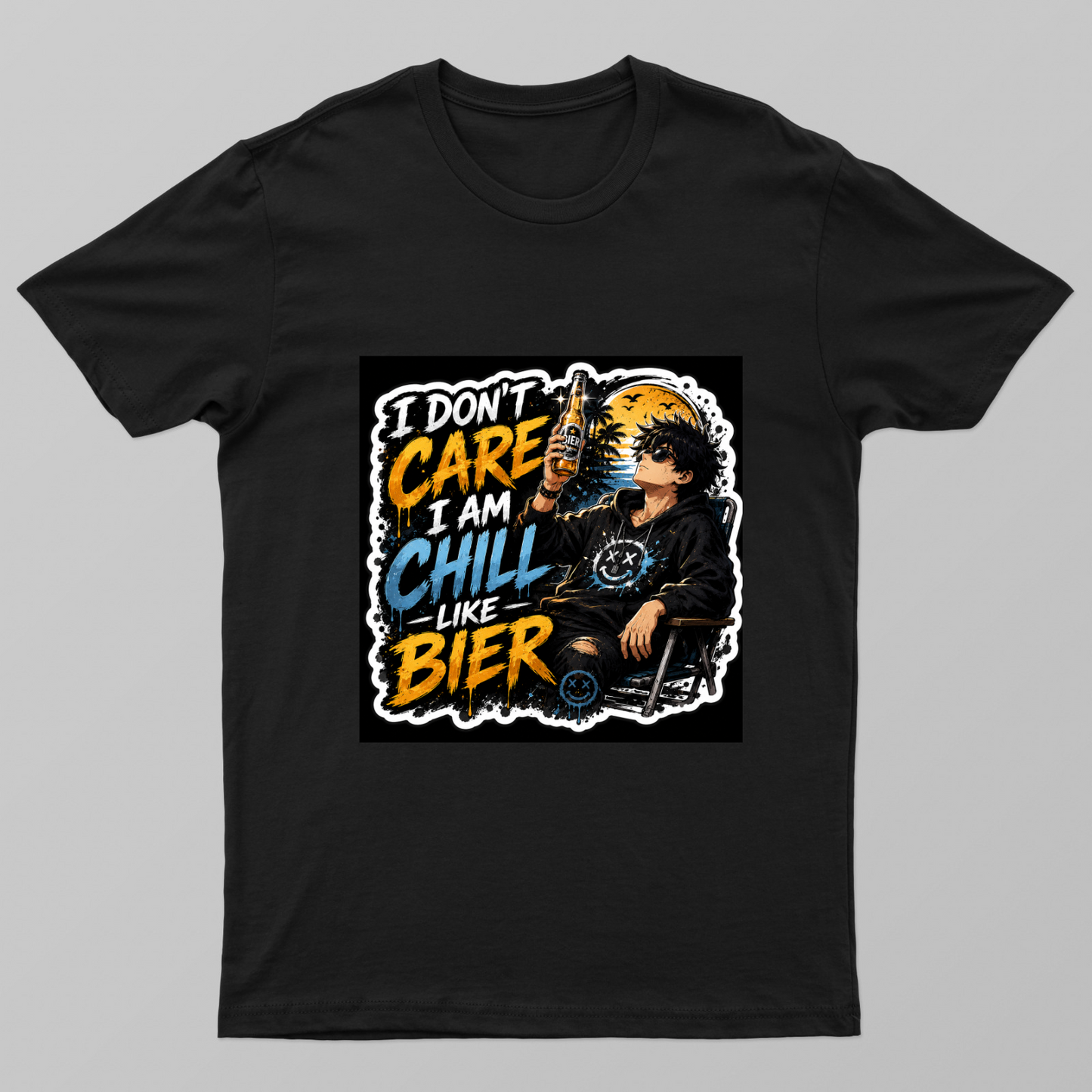 Chill like bier Unisex T-shirt by @patarkrishnapatar