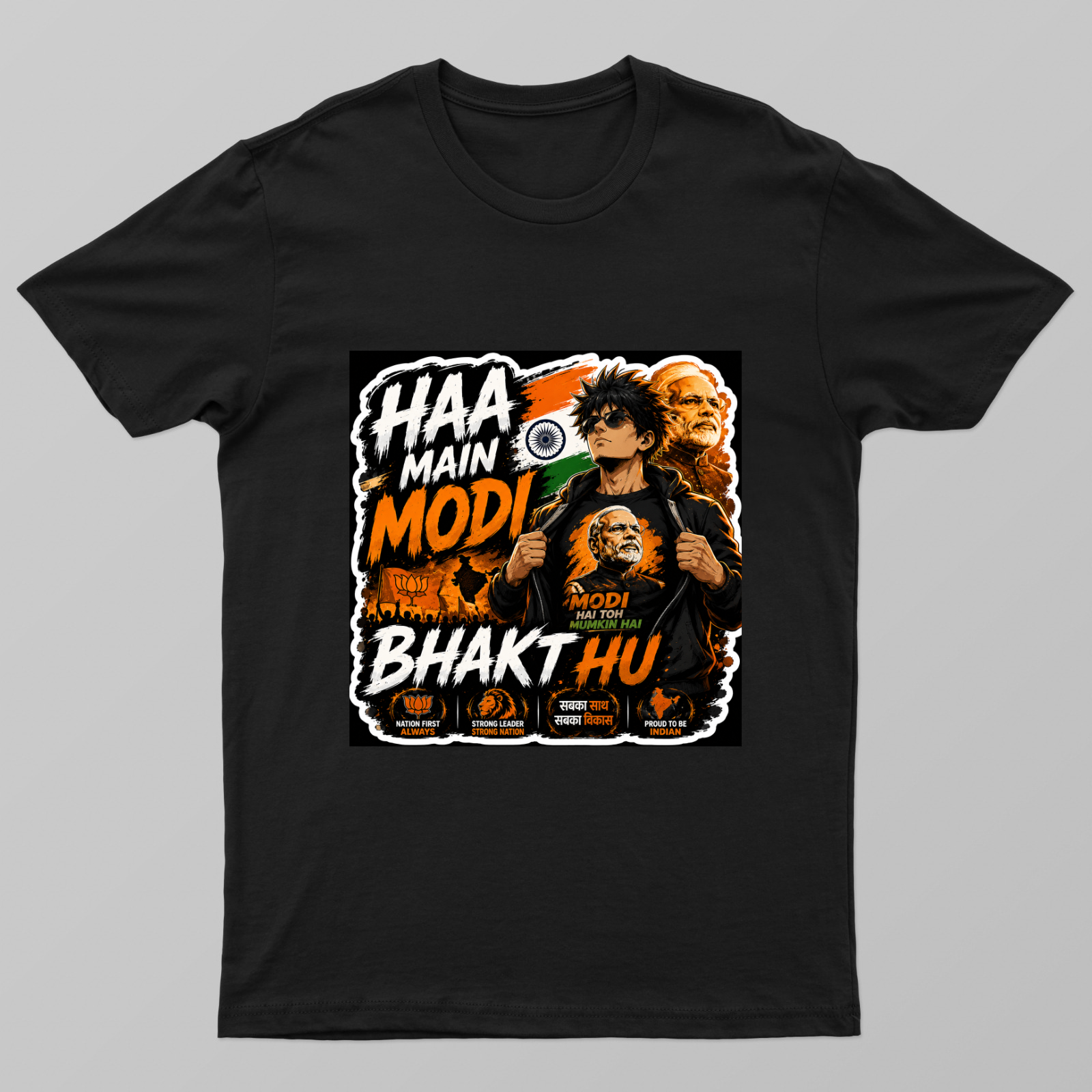 Modi fans Unisex T-shirt by @patarkrishnapatar