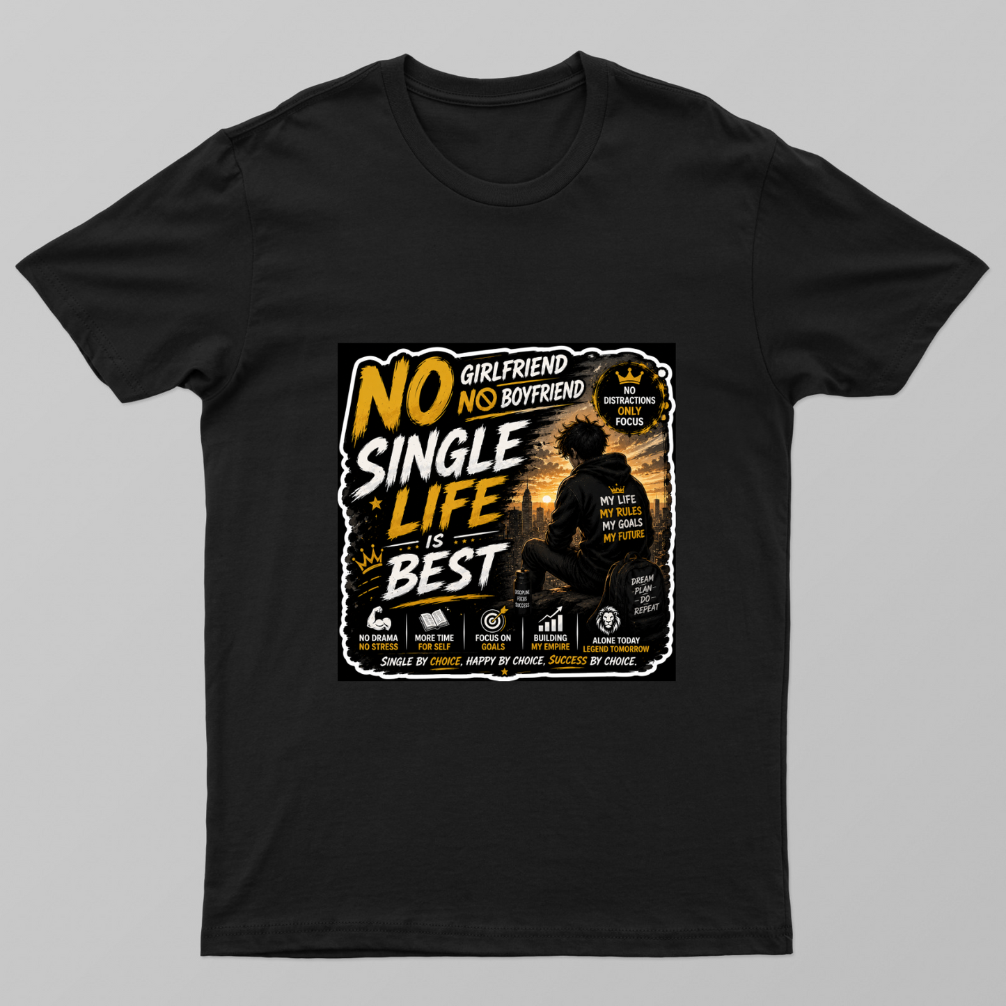 Single life best Unisex T-shirt by @patarkrishnapatar