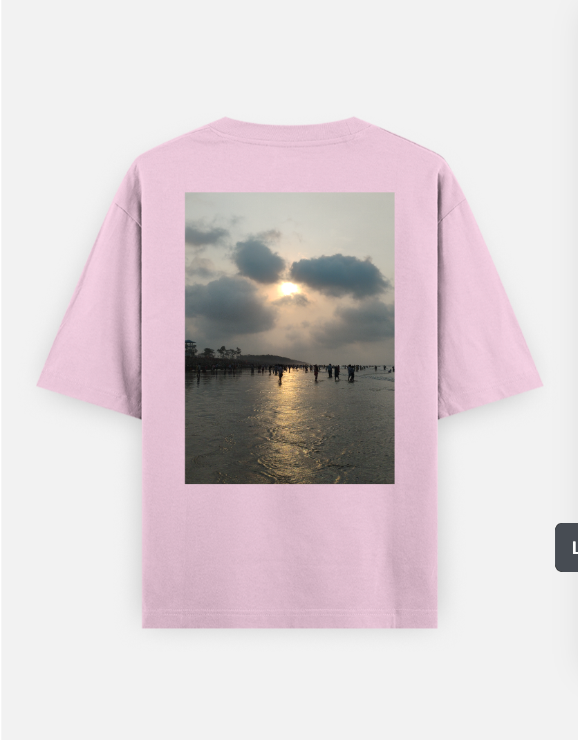 EVERGREEN Oversized T-shirt (Back print) by Arko Ghosh