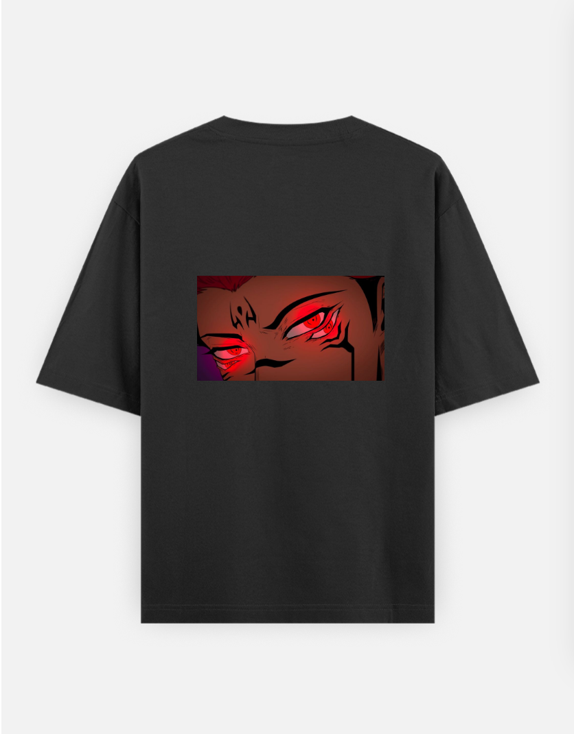Jjk Oversized T-shirt (Back print) by Arko Ghosh