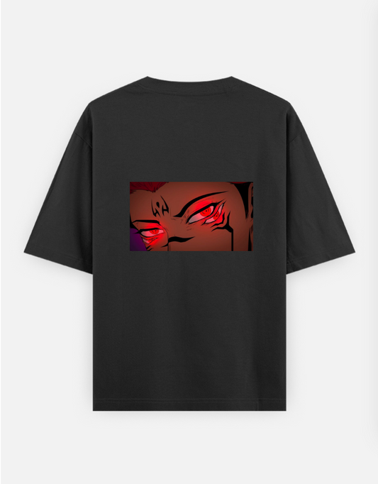 Jjk Oversized T-shirt (Back print) by Arko Ghosh