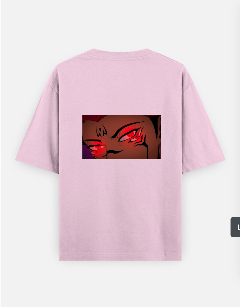 Jjk Oversized T-shirt (Back print) by Arko Ghosh