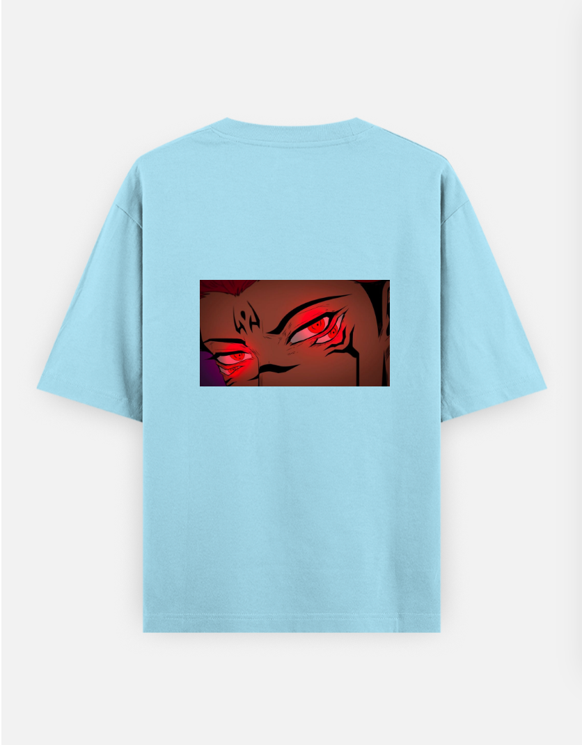 Jjk Oversized T-shirt (Back print) by Arko Ghosh