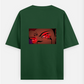 Jjk Oversized T-shirt (Back print) by Arko Ghosh