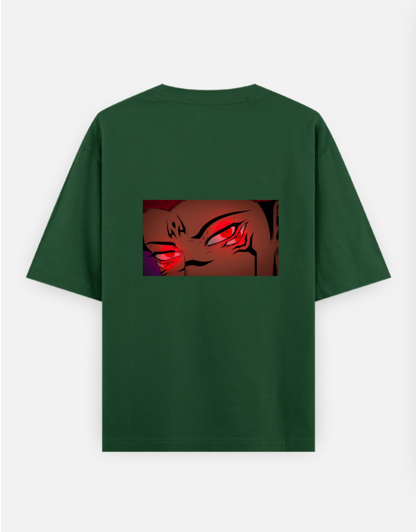 Jjk Oversized T-shirt (Back print) by Arko Ghosh