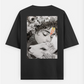 Radha Krishna Oversized T-shirt (Back print) by Arko Ghosh