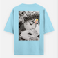 Radha Krishna Oversized T-shirt (Back print) by Arko Ghosh