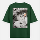 Radha Krishna Oversized T-shirt (Back print) by Arko Ghosh