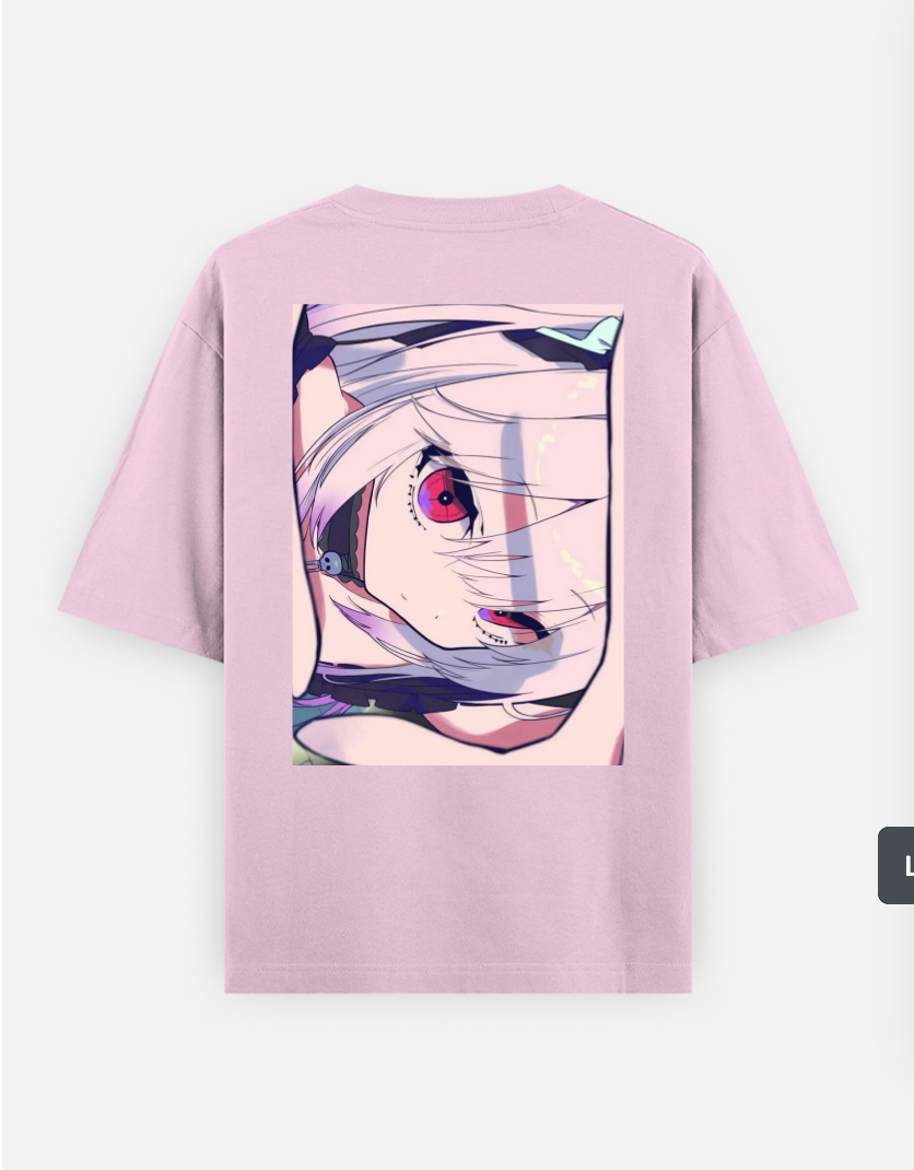 Baddy Oversized T-shirt (Back print) by Arko Ghosh