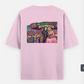 Joker and Barbie's Carnival of Dreams Oversized T-shirt (Back print) by @solitary.princess_