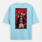 Monkey D Luffy (Captain) Oversized T-shirt (Back print) by @solitary.princess_