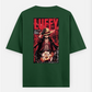 Monkey D Luffy (Captain) Oversized T-shirt (Back print) by @solitary.princess_