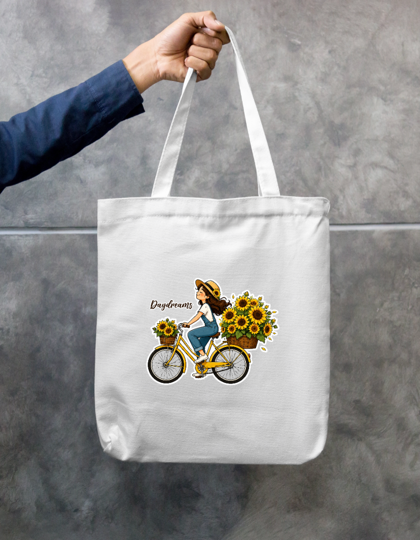 Day Dreams Zipper Tote Bag by @rayah.arts