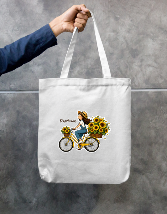 Day Dreams Zipper Tote Bag by @rayah.arts