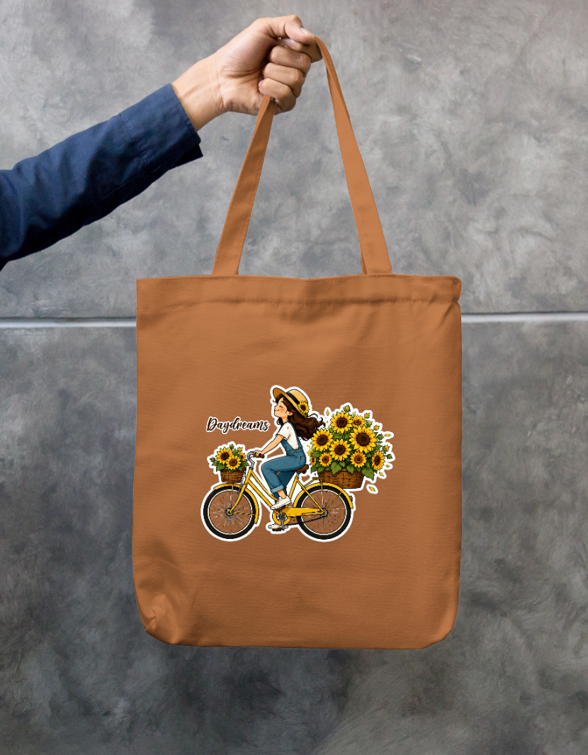 Day Dreams Zipper Tote Bag by @rayah.arts