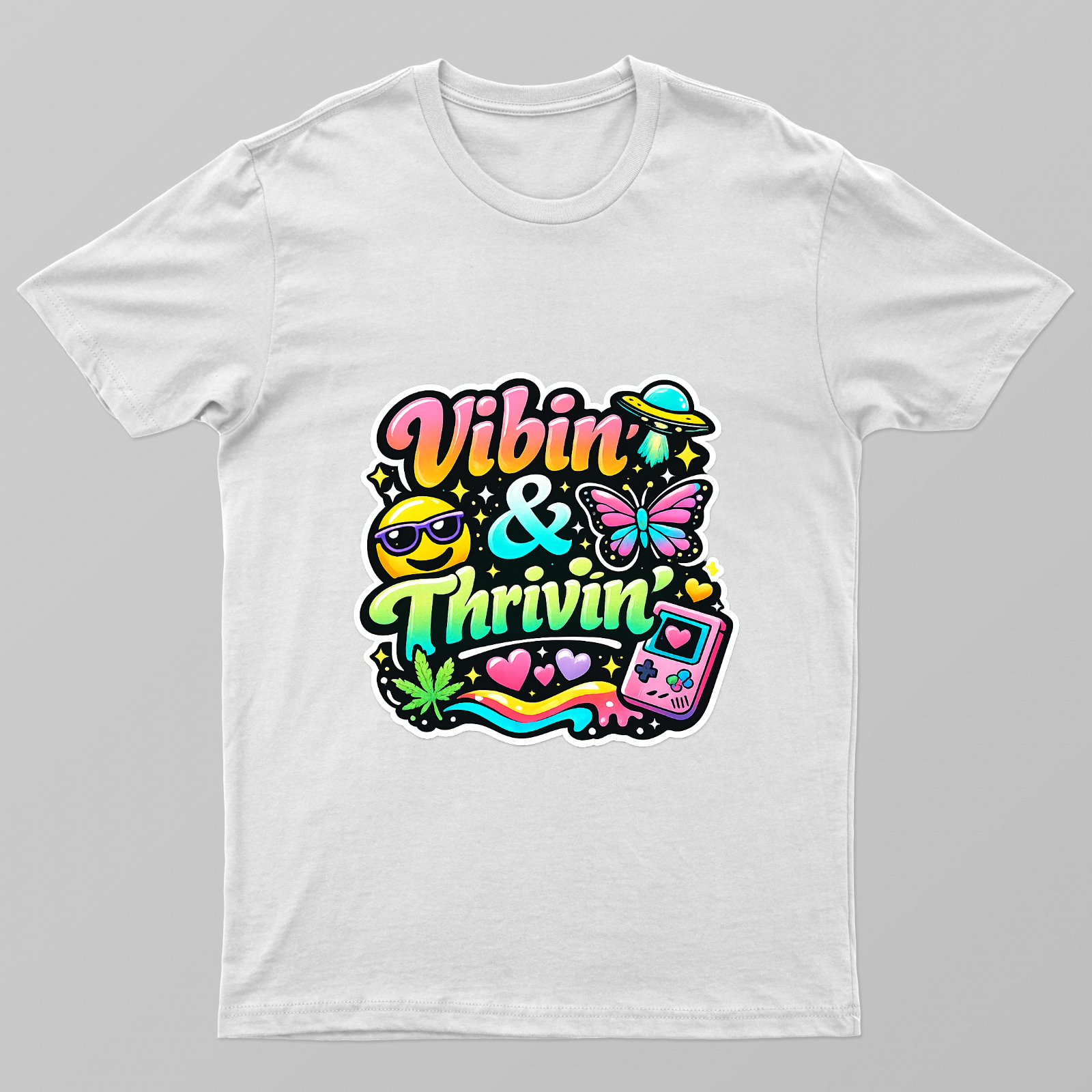 Vibe-in Unisex T-shirt by @rayah.arts