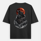 Wolf Printed oversized T-Shirt Oversized T-shirt (Back print) by @someone_draws69
