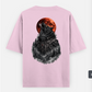 Wolf Printed oversized T-Shirt Oversized T-shirt (Back print) by @someone_draws69