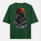 Wolf Printed oversized T-Shirt Oversized T-shirt (Back print) by @someone_draws69