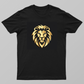 Gold Lion Head Unisex T-shirt by Sunjit Singh Machra 