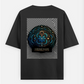 Chronos Bloom Oversized T-shirt (Back print) by Sidhant Choubey 