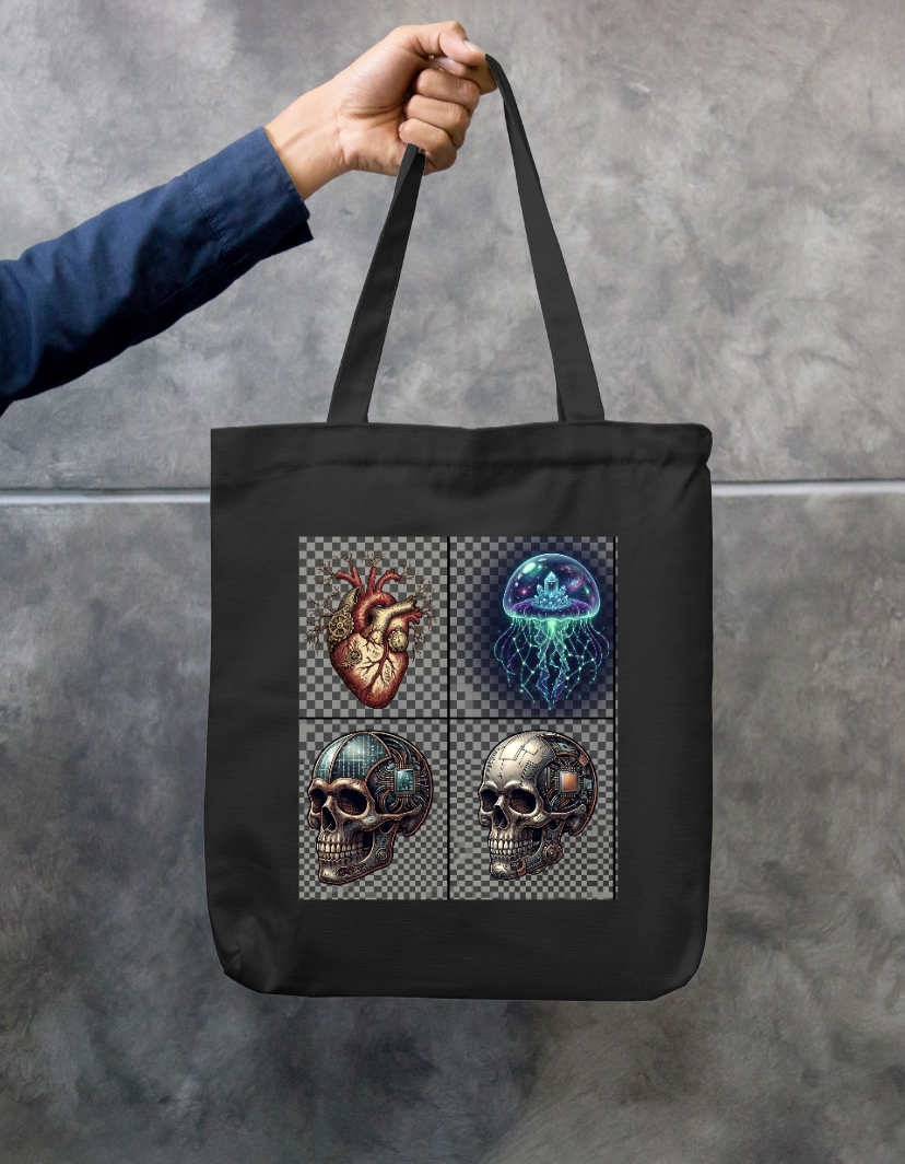 Sifi Cyber Zipper Tote Bag by Sidhant Choubey 