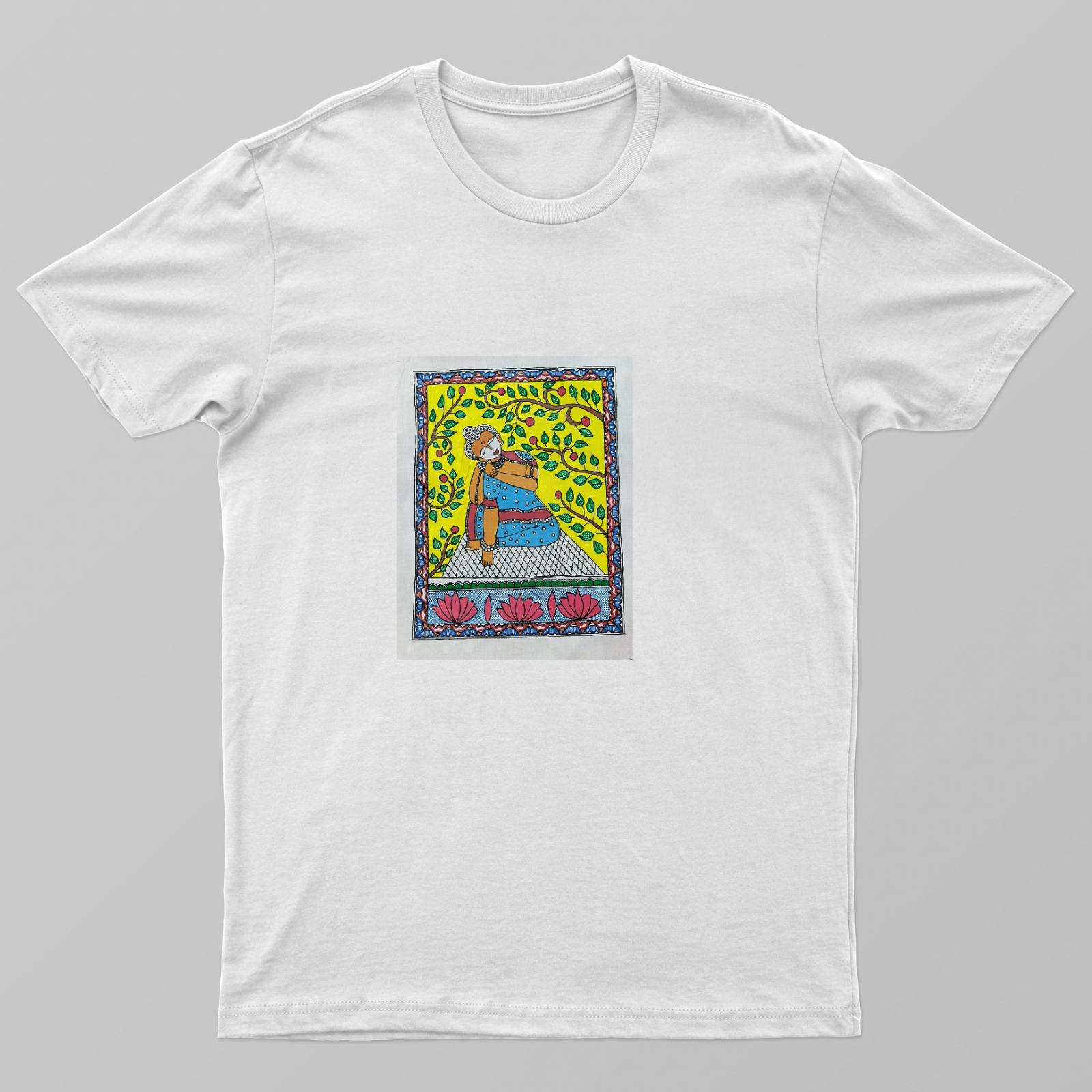 Meditating Buddha Unisex T-shirt by Antara Verma