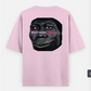 rizz level negative Meme t-shirt | funny cursed tee| gen z humor Oversized T-shirt (Back print) by Mithisar Daimary 