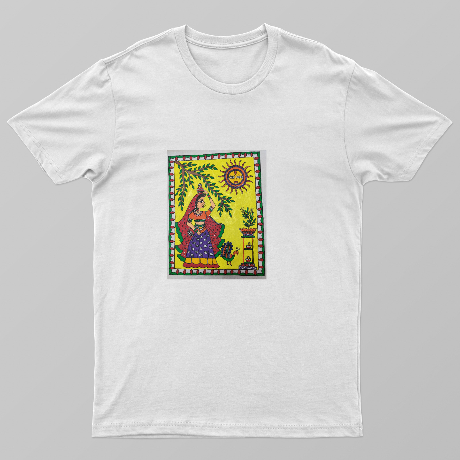 A village scene Unisex T-shirt by Antara Verma