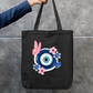 Evil Eye tote bag Zipper Tote Bag by @nirali.direction