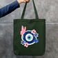 Evil Eye tote bag Zipper Tote Bag by @nirali.direction