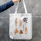 Leaf Tote Bag Zipper Tote Bag by @rd_digital_store