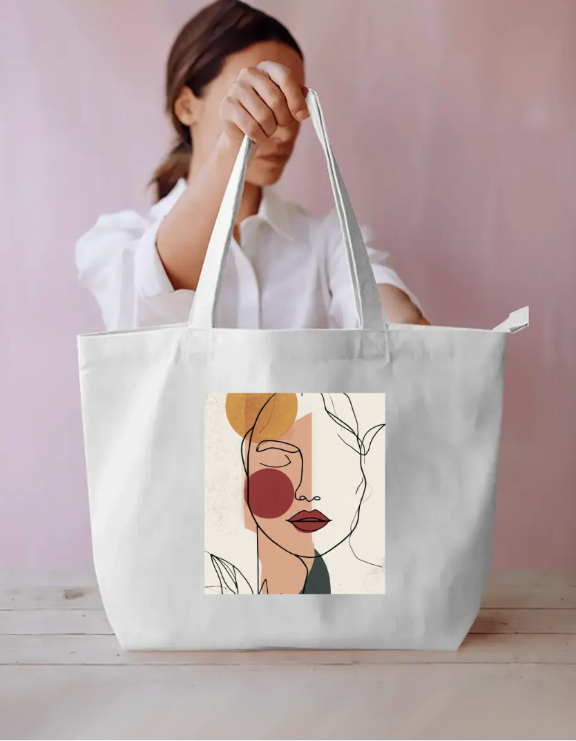 Face less Tote Bag Everyday Large Tote Bag by @rd_digital_store