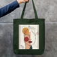 Faceless Tote Bag Zipper Tote Bag by @rd_digital_store