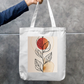 Leaf Tote Bag Zipper Tote Bag by @rd_digital_store