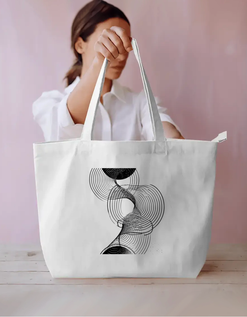 Pattern Tote Bag Everyday Large Tote Bag by @rd_digital_store