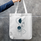 Me Art Tote Bag Zipper Tote Bag by @rd_digital_store