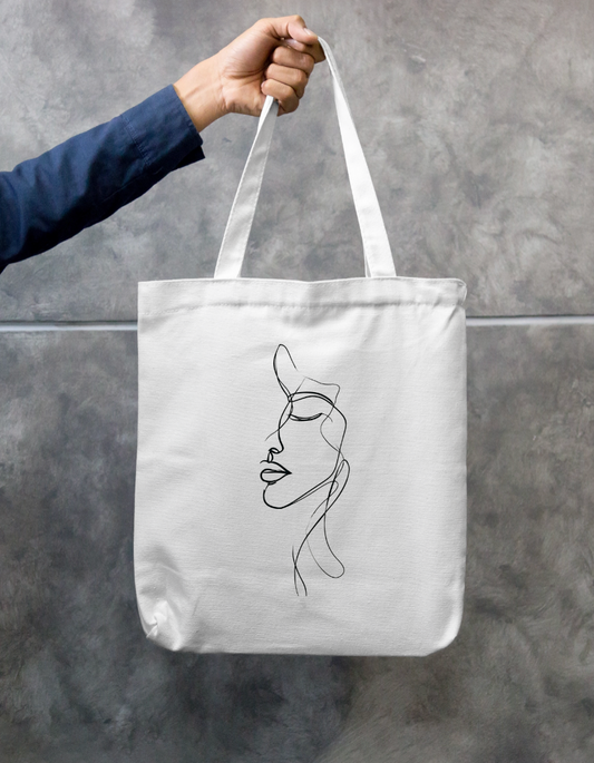 Me Art Tote Bag Zipper Tote Bag by @rd_digital_store