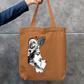 Krishna Art Tote Bag Zipper Tote Bag by @rd_digital_store