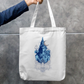 Shiva Art Tote Bag Zipper Tote Bag by @rd_digital_store