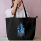 Shiva Art Tote Bag Everyday Large Tote Bag by @rd_digital_store