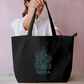 Shiva Art Tote Bag Everyday Large Tote Bag by @rd_digital_store