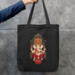 Ganesha Art Tote Bag Zipper Tote Bag by @rd_digital_store
