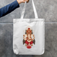 Ganesha Art Tote Bag Zipper Tote Bag by @rd_digital_store