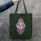 Ganesha Art Tote Bag Zipper Tote Bag by @rd_digital_store