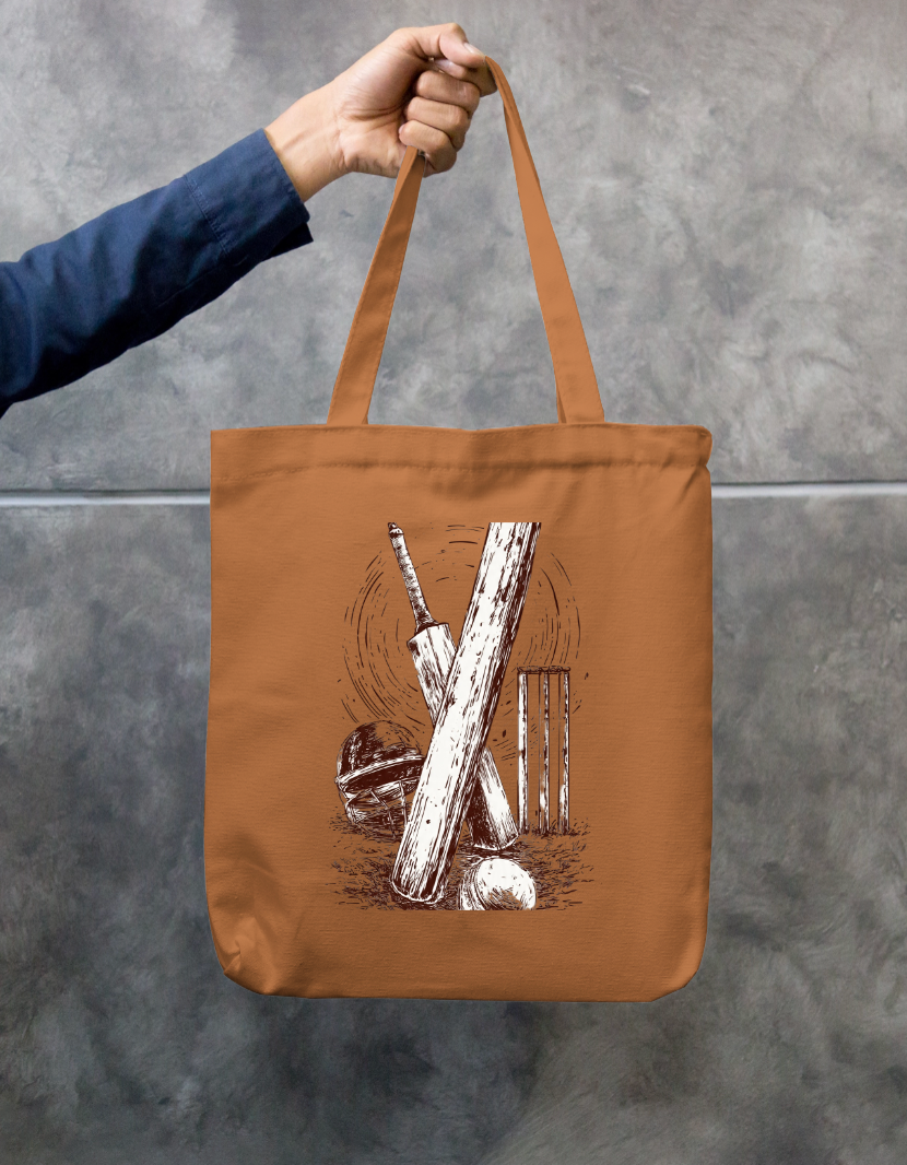 Cricket Fan Tote Bag Zipper Tote Bag by @rd_digital_store