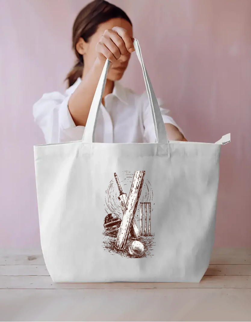 Cricket Fan Tote Bag Everyday Large Tote Bag by @rd_digital_store