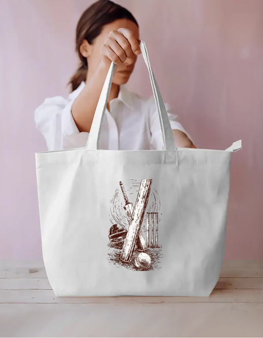 Cricket Fan Tote Bag Everyday Large Tote Bag by @rd_digital_store